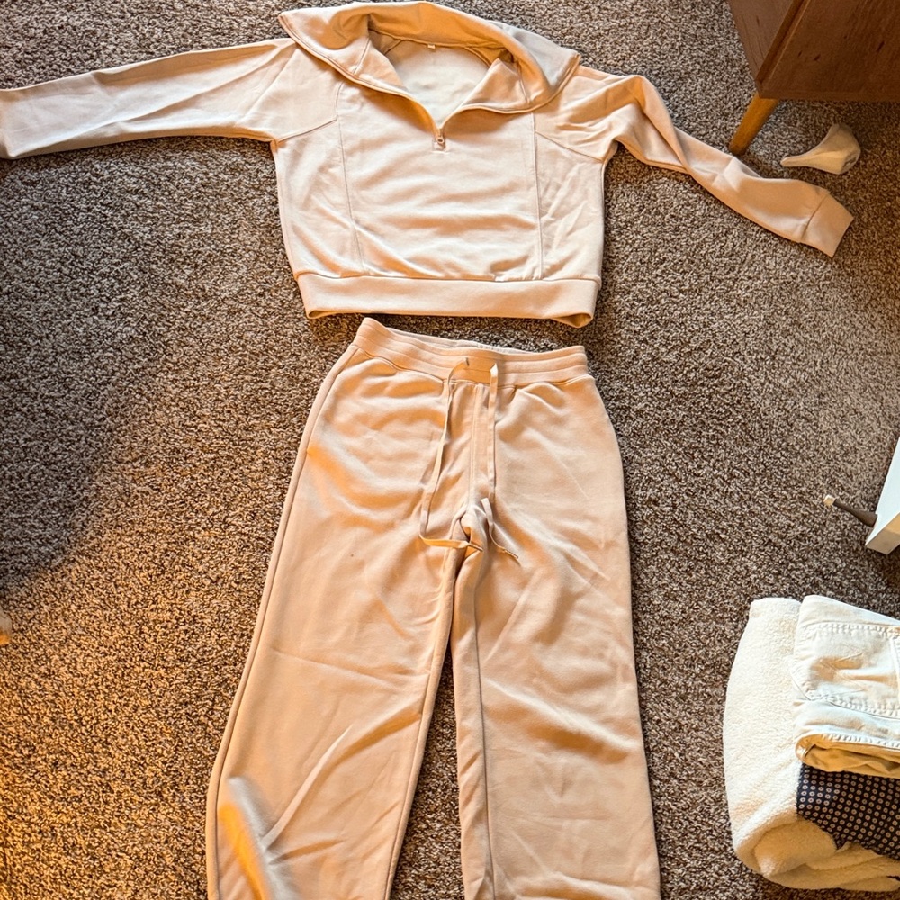 Women's Cream Jumpsuit